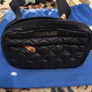 MZ Wallace Black Metro Belt Bag